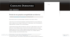 Desktop Screenshot of carolinedobignies.wordpress.com