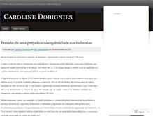 Tablet Screenshot of carolinedobignies.wordpress.com