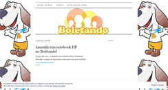 Desktop Screenshot of boletando.wordpress.com