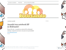 Tablet Screenshot of boletando.wordpress.com