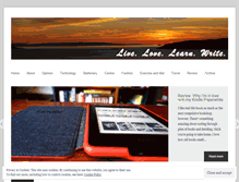 Tablet Screenshot of livelovelearnwrite.wordpress.com