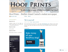 Tablet Screenshot of bichoofprints.wordpress.com