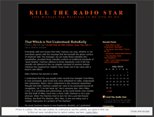 Tablet Screenshot of killtheradiostar.wordpress.com