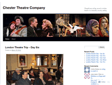 Tablet Screenshot of chestertheatre.wordpress.com