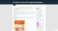 Desktop Screenshot of bordados.wordpress.com