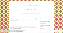 Desktop Screenshot of muccaqueen.wordpress.com