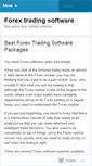 Mobile Screenshot of forextradingsoftwares.wordpress.com