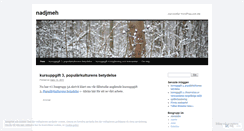 Desktop Screenshot of nadjmeh.wordpress.com