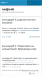 Mobile Screenshot of nadjmeh.wordpress.com