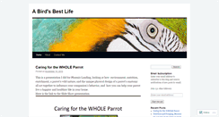 Desktop Screenshot of abirdsbestlife.wordpress.com