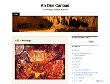 Tablet Screenshot of anoralcarload.wordpress.com