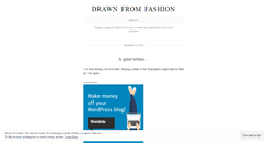 Desktop Screenshot of drawnfromfashion.wordpress.com