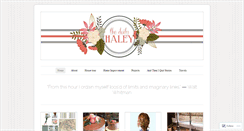 Desktop Screenshot of dailyhaley.wordpress.com