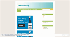 Desktop Screenshot of kikasen.wordpress.com