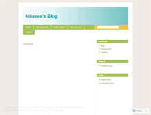 Tablet Screenshot of kikasen.wordpress.com