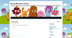 Desktop Screenshot of moshimoshicheats.wordpress.com