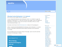 Tablet Screenshot of apaku.wordpress.com