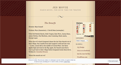 Desktop Screenshot of jesmovie.wordpress.com