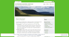 Desktop Screenshot of outdoorlearningandplay.wordpress.com