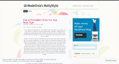 Desktop Screenshot of mollystyle.wordpress.com