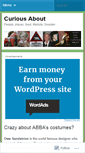 Mobile Screenshot of curiousabout1.wordpress.com