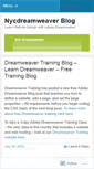 Mobile Screenshot of nycdreamweaver.wordpress.com