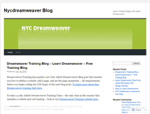 Tablet Screenshot of nycdreamweaver.wordpress.com