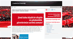 Desktop Screenshot of cumhuriyetgucbirligi.wordpress.com
