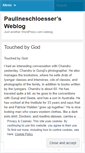 Mobile Screenshot of paulineschloesser.wordpress.com