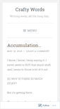 Mobile Screenshot of craftywords.wordpress.com