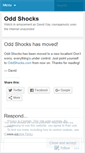 Mobile Screenshot of oddshocks.wordpress.com
