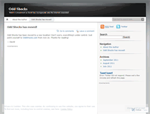 Tablet Screenshot of oddshocks.wordpress.com