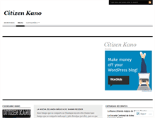 Tablet Screenshot of citizenkano.wordpress.com