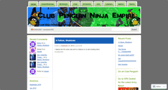 Desktop Screenshot of clubpenguinninjaempire.wordpress.com