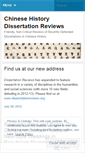 Mobile Screenshot of dissertationreviews.wordpress.com