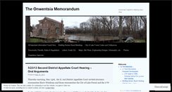 Desktop Screenshot of onwentsiamemorandum.wordpress.com