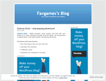 Tablet Screenshot of favgames.wordpress.com