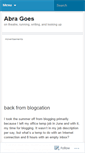 Mobile Screenshot of abragoes.wordpress.com