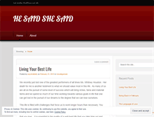 Tablet Screenshot of hesaidshesaidbykellydotcom.wordpress.com