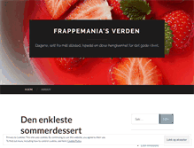 Tablet Screenshot of frappemania.wordpress.com