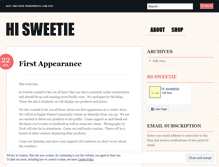 Tablet Screenshot of hisweetiebaby.wordpress.com
