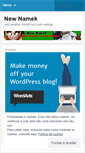 Mobile Screenshot of newnamek.wordpress.com