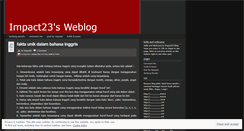 Desktop Screenshot of impact23.wordpress.com