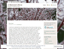 Tablet Screenshot of midwifemuse.wordpress.com