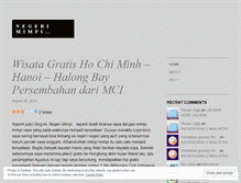 Tablet Screenshot of negerimimpi.wordpress.com