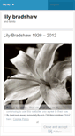 Mobile Screenshot of lilybradshaw.wordpress.com