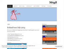 Tablet Screenshot of mogil.wordpress.com