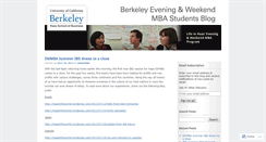 Desktop Screenshot of berkeleyewmbastudents.wordpress.com