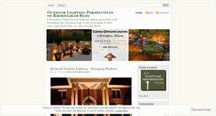 Desktop Screenshot of outdoorlightingbirmingham.wordpress.com