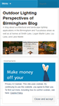 Mobile Screenshot of outdoorlightingbirmingham.wordpress.com